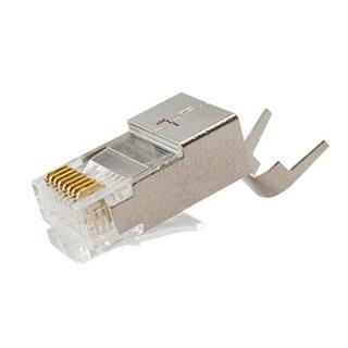 SCP RJ45 Plugg Cat.6A 10G Skjermet 23-26AWG Solid